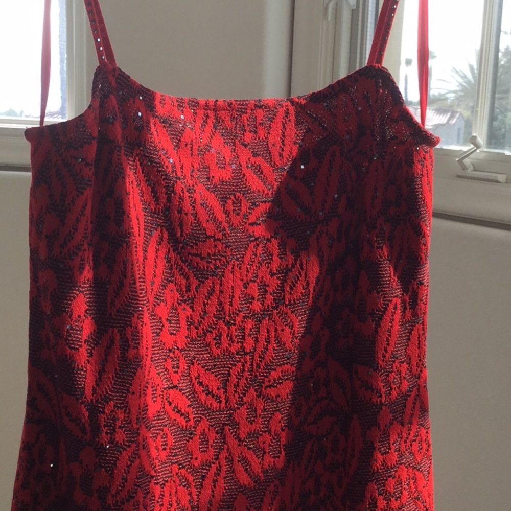 St John Knit sparkling Red Dress - Picture 14 of 14